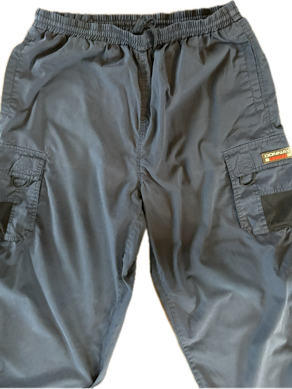 Dark Blue Lightweight Pants with Utility Pockets - Picture 2 of 8